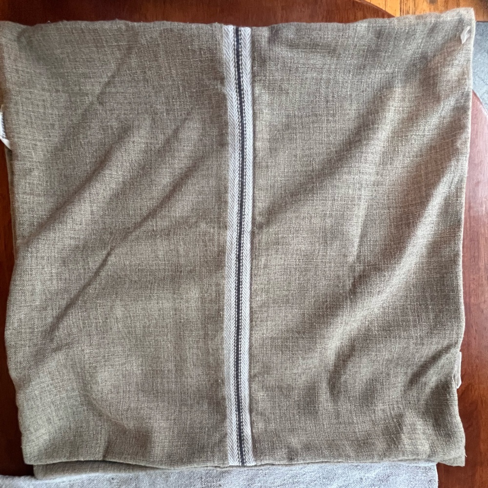 Tan Throw Pillow Cover​